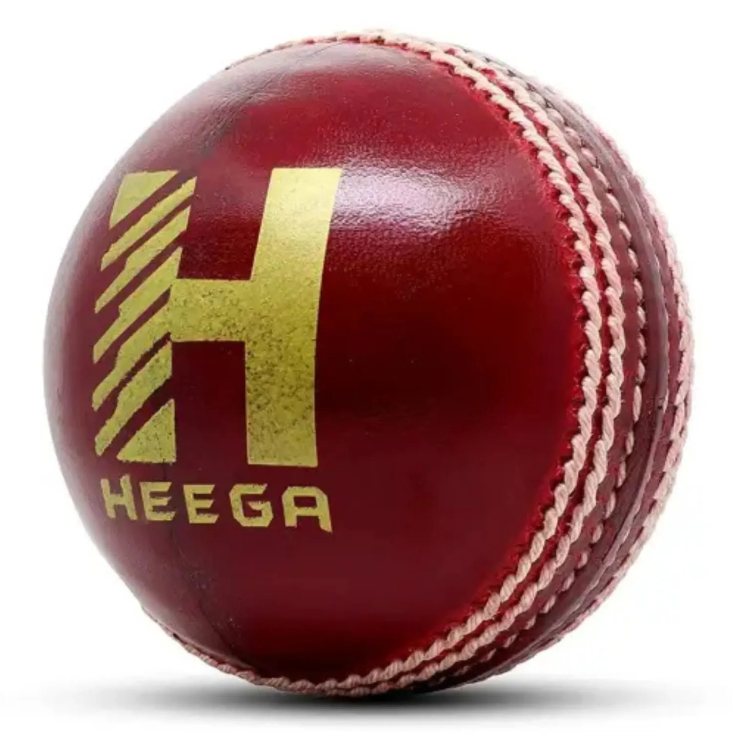 Heega Tournament Red Leather Ball