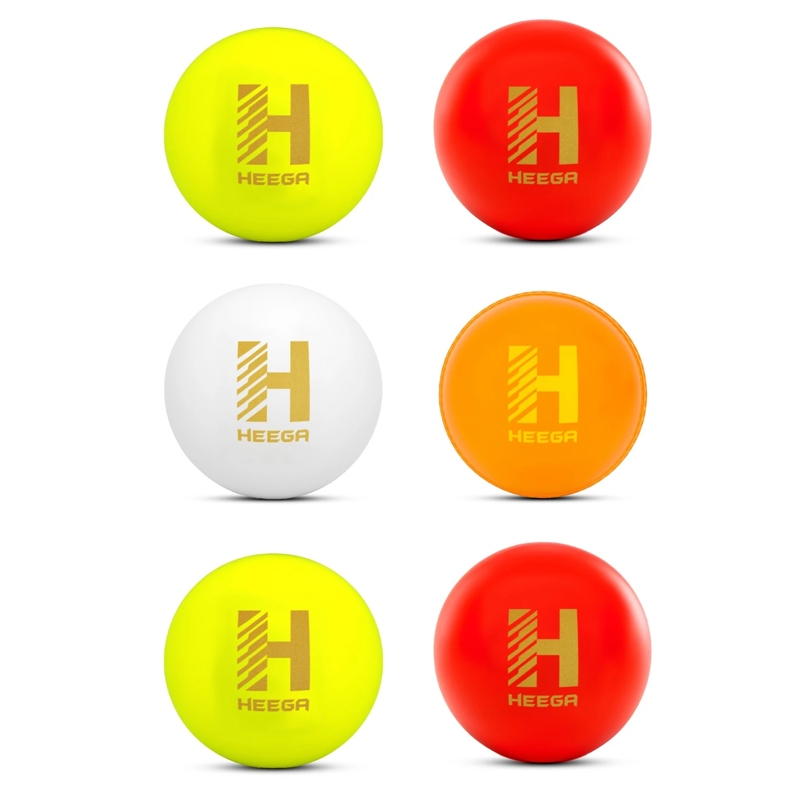 Heega Non Toxic Plastic Cricket Ball (30gm Per Ball, Mix Color)