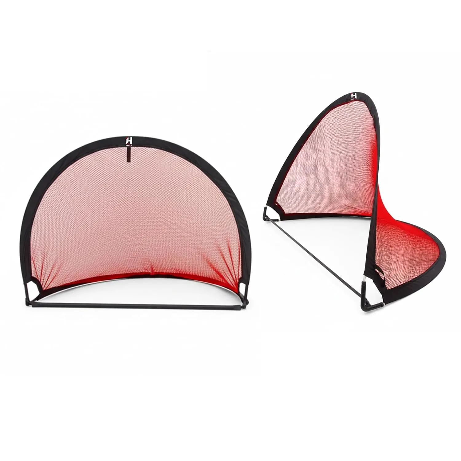 Heega Sporting Quick Setup Pop-up Net Soccer Goal Post for Kids - Two Portable Soccer Nets with Carry Bag for Kids